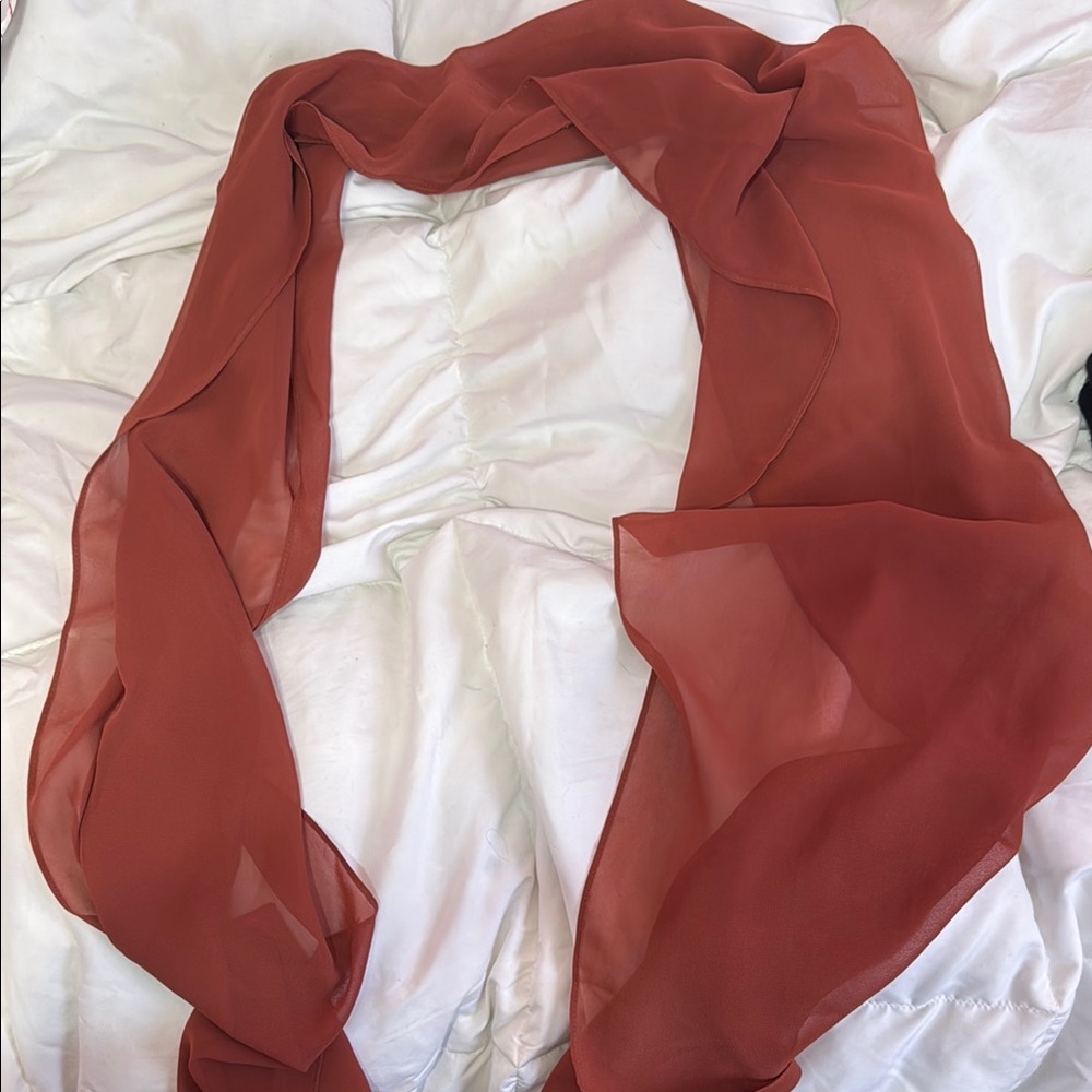 Elegant Cinnamon Scarf